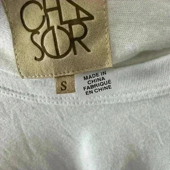 CHASER Bella Jersey Puff Sleeve Easy Tee ~ S ~ NWT! - Picture 6 of 8